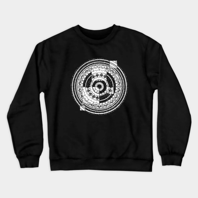 New Dimension Mandala Crewneck Sweatshirt by CatherineBuggins